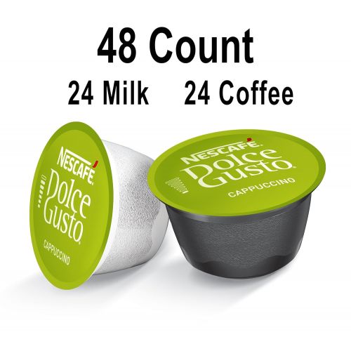  NESCAFEE Dolce Gusto Coffee Capsules Cafe Au Lait 48 Single Serve Pods, (Makes 48 Cups) 48 Count