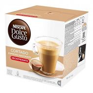 Dolce Gusto Nescafe DOLCE GUSTO Pods/ Capsules - CORTADO DECAF = 16 count (pack of 3)