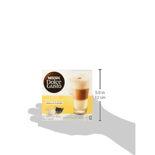  NESCAFEE Dolce Gusto Coffee Capsules Dark Roast 48 Single Serve Pods, (Makes 48 Cups) 48 Count