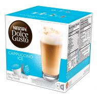 NESCAFE Dolce Gusto, Iced Cappuccino, Makes 24 Cups, 8 Espresso and 8 Milk (3 Boxes of 16 Capsules)