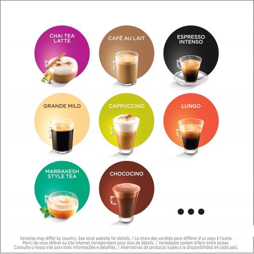  NESCAFE Dolce Gusto, Iced Cappuccino, Makes 24 Cups, 8 Espresso and 8 Milk (3 Boxes of 16 Capsules)