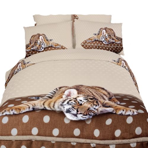  Dolce Mela DM485T 4-Piece Luxury Duvet Cover Set, Twin