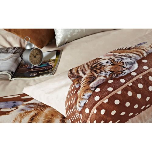  Dolce Mela DM485T 4-Piece Luxury Duvet Cover Set, Twin