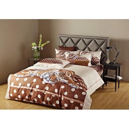  Dolce Mela DM485T 4-Piece Luxury Duvet Cover Set, Twin