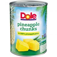 Dole Pineapple Chunks in Juice, 20 Ounce Cans (Pack of 12)