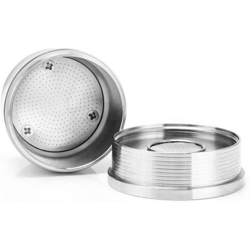  Dolity Metal Refillable Coffee Capsule Compatible with Illy Espresso Machine - B