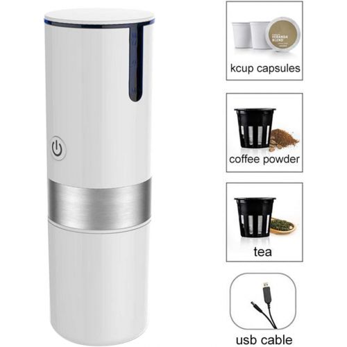  Dolity Travel Coffee Maker Espresso Machine One Button Operation for Travel Outdoor