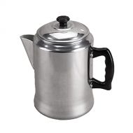 Dolity Aluminum Percolator Coffee Tea Pot Brewer Pot Espresso Maker Silver 3L