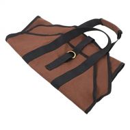 Dolity Firepalce Wood Bag Kitchen Supplies Canvas Bag Firewood Holder Carry Stove Tools