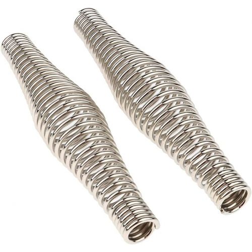  Dolity 2pcs 5.5/4.33 Tapered Stainless Steel Stove Handle Spring for BBQ Grills, Smokers, Furnaces, Coal/Wood/Pellet Stoves 14cm