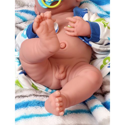  Doll-p Reborn Baby Twins Boy and Girl Preemie Anatomically Correct Washable Berenguer Realistic 15 Real...