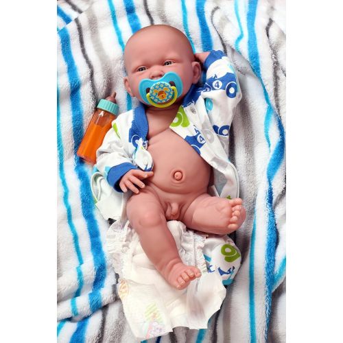  Doll-p Reborn Baby Twins Boy and Girl Preemie Anatomically Correct Washable Berenguer Realistic 15 Real...