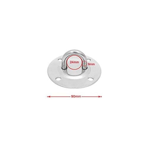  DollaTek 700 LB Hangematten-Aufhangeset Schwere Karabinerfeder und Drehknopf fuer Schaukelstuhl Yoga-Boxsacke - Betoninstallation