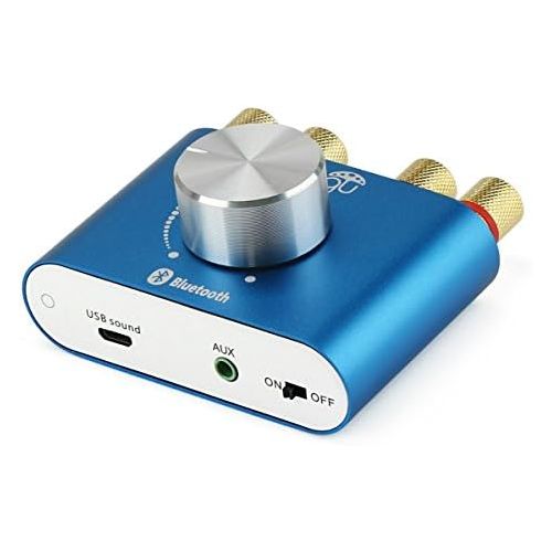  [아마존베스트]-Service-Informationen DollaTek TPA3110 30 W x 2 Two-Channel Mini Stereo Audio Wireless Bluetooth Amplifier Digital Signal Power Amplifier for Tablet PC Smartphone Laptops ect - Blue