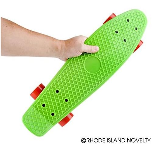  DollarItemDirect 21.5 inches Plastic Retro Skateboard, Case of 4