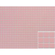 dollhouse Miniature Square Tile Flooring in Pink