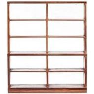 Dollhouse Miniature Large Shelf Unit, Walnut