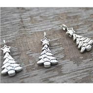 Dollhouse Miniature Miniature 1:12 Scale Christmas Tree Silver Ornaments