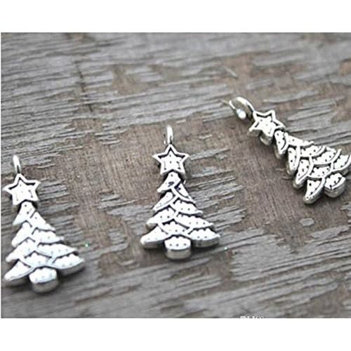  Dollhouse Miniature Miniature 1:12 Scale Christmas Tree Silver Ornaments