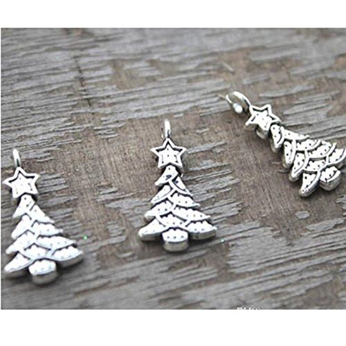  Dollhouse Miniature Miniature 1:12 Scale Christmas Tree Silver Ornaments