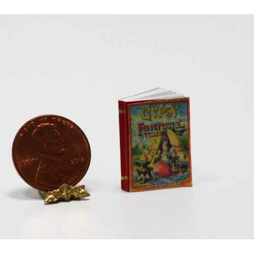  Dollhouse Miniature Halloween Gypsy Fortune Tellers Book