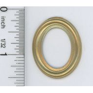 Dollhouse Miniature 1:12 Scale Small Oval Gold Picture Frame