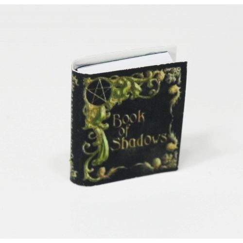  Dollhouse Miniature Halloween Witch Book of Shadows