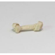 Dollhouse Miniature Artisan Dog Rawhide Bone by Hudson River Miniatures