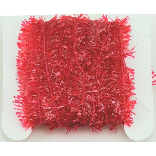  Dollhouse Miniature Cranberry Red?Translucent Tinsel Garland (2 Yards)