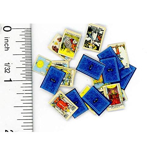  Dollhouse Miniature 1:12 Scale Halloween or Fortune Teller Tarot Cards