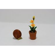 Dollhouse Miniature 1:12 Scale Yellow Spring Daffodil in Terracotta Pot