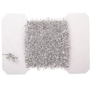 Dollhouse Miniature 1:12 Christmas Holiday Silver Tinsel Garland (2 Yards)