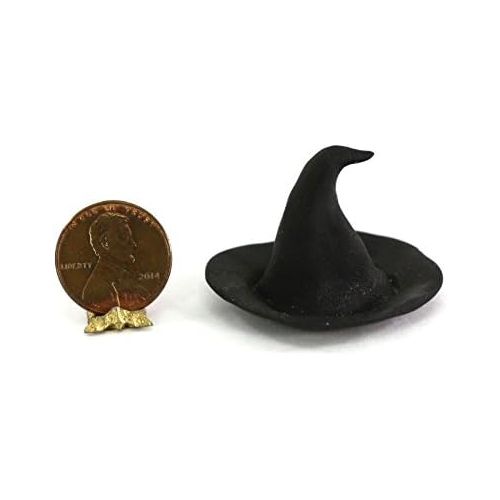  Dollhouse Miniature 1:12 Scale Halloween Witch Hat by Lorraine Adinolfi