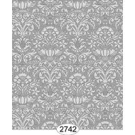 Dollhouse Miniature Dollhouse Wallpaper 1:12 Annabelle Mini Damask Black