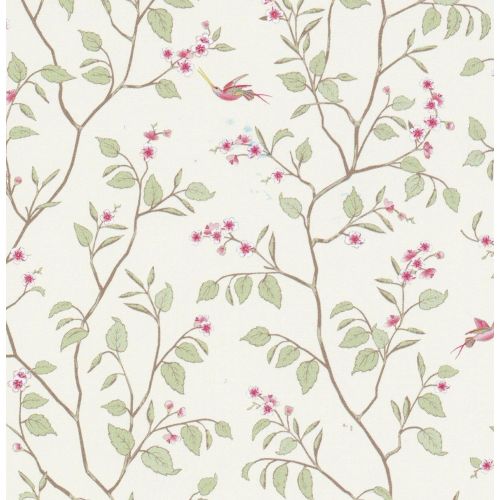  Dollhouse Miniature 1:12 Cherry Blossom Wallpaper by Brodnax Prints