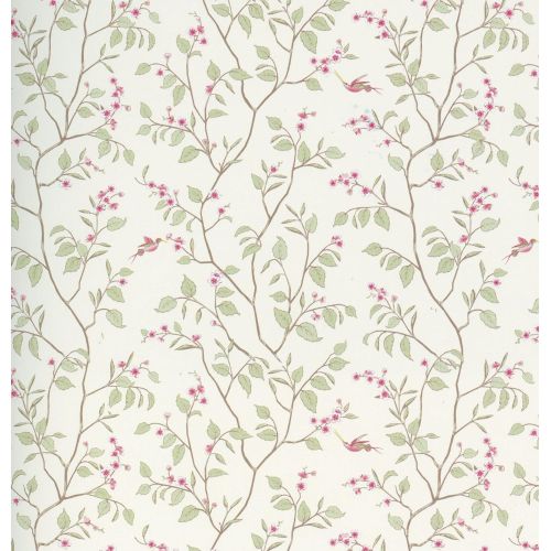  Dollhouse Miniature 1:12 Cherry Blossom Wallpaper by Brodnax Prints