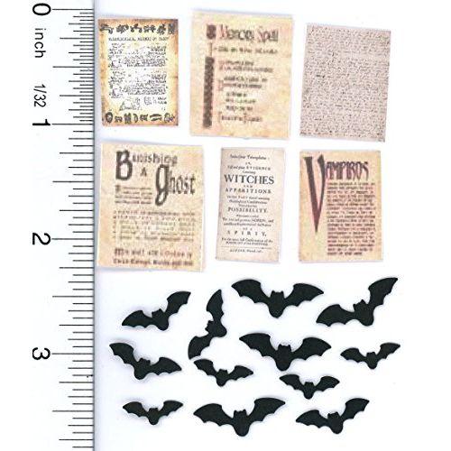  Dollhouse Miniature Halloween Decoration Set