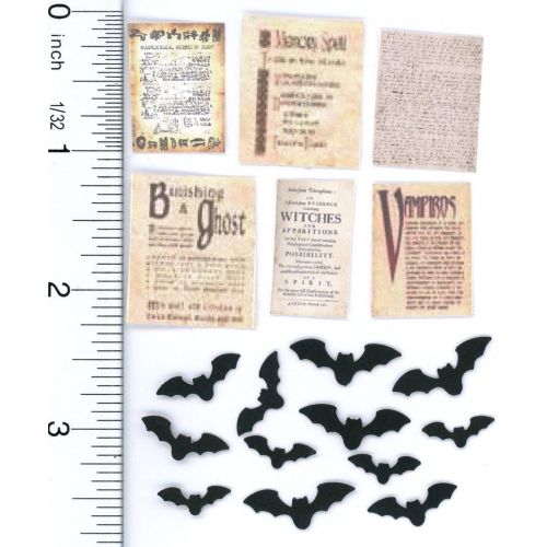  Dollhouse Miniature Halloween Decoration Set