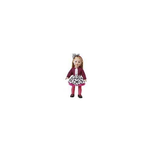  Dollie & Me / Blonde 18 Doll in Floral Skirt with Bow Headband