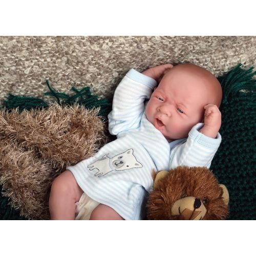  Doll-p Baby BOY! Preemie Life Like Reborn Pacifier Doll + Extras Beautiful Accessories