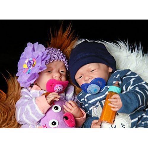  Doll-p Reborn Adorable Babies Girl and Boy Anatomically Correct Doll Berenguer Realistic 17 inches Real Soft...