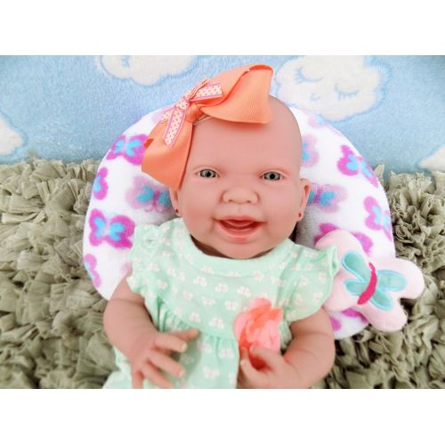  Doll-p My Smiling Baby Alive Realistic Berenguer 15 inches Anatomically Correct Real Girl Baby Washable...