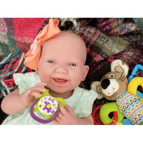  Doll-p My Smiling Baby Alive Realistic Berenguer 15 inches Anatomically Correct Real Girl Baby Washable...