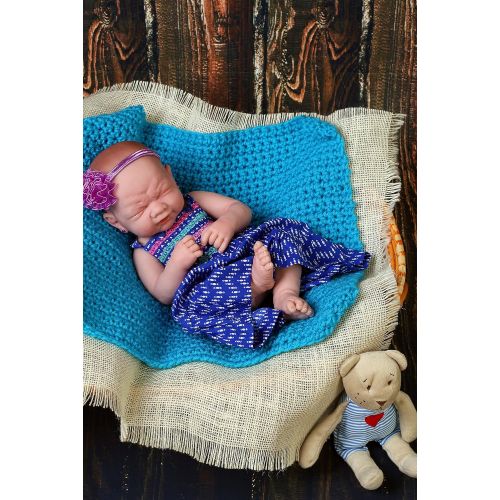  Doll-p Reborn Baby Crying Twins Boy and Girl Preemie with Beautiful Accessories Anatomically Correct...