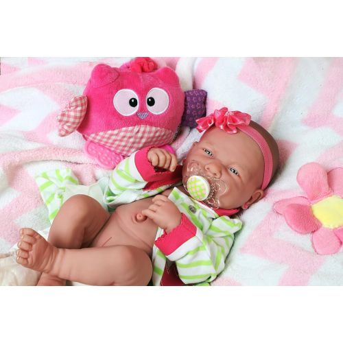  Doll-p Realistic Reborn Cute Babies Twins Boy and Girl Preemie with Beautiful Accessories Anatomically Correct...