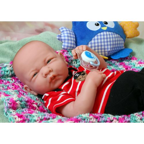  Doll-p Realistic Reborn Cute Babies Twins Boy and Girl Preemie with Beautiful Accessories Anatomically Correct...