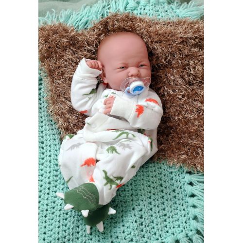  Doll-p Realistic Reborn Cute Babies Twins Boy and Girl Preemie with Beautiful Accessories Anatomically Correct...