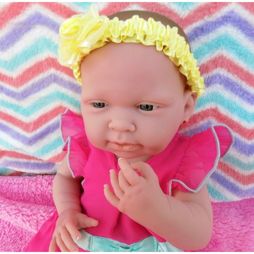  Doll-p The Sweetest Baby Girl Preemie Reborn Clothes Anatomically Correct Doll 15 Real Vinyl...