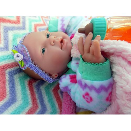  Doll-p The Sweetest Baby Girl Preemie Reborn Clothes Anatomically Correct Doll 15 Real Vinyl...