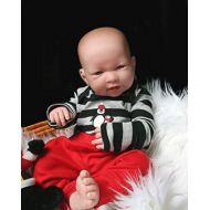 Doll-p Baby Boy Cute 17 inches Washable Preemie Berenguer Life Like Reborn Anatomically Correct Pacifier Doll Extra Accesories Alive